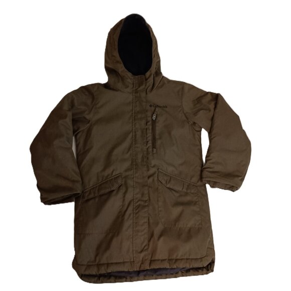 Columbia Girls Suttle Mountain Long Insulated Winter Jacket Size Small 7/8 - Picture 2 of 15